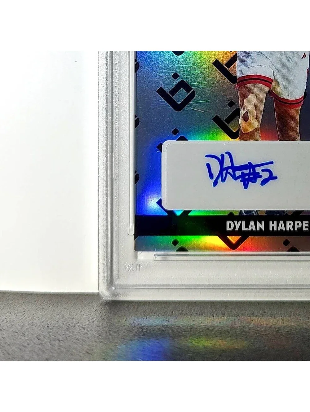 Dylan Harper 2025 Leaf Metal #BILA-DH1 Refractor PSA 8 Auto 10